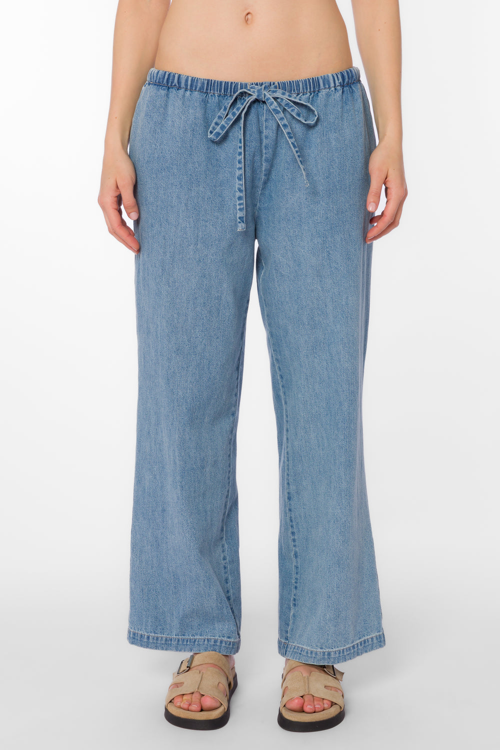 Chic Women's Trousers & Bottoms Tagged "color-blue" Velvet Heart Clothing Chic Women's Trousers & Bottoms Tagged "color-blue" Velvet Heart Clothing