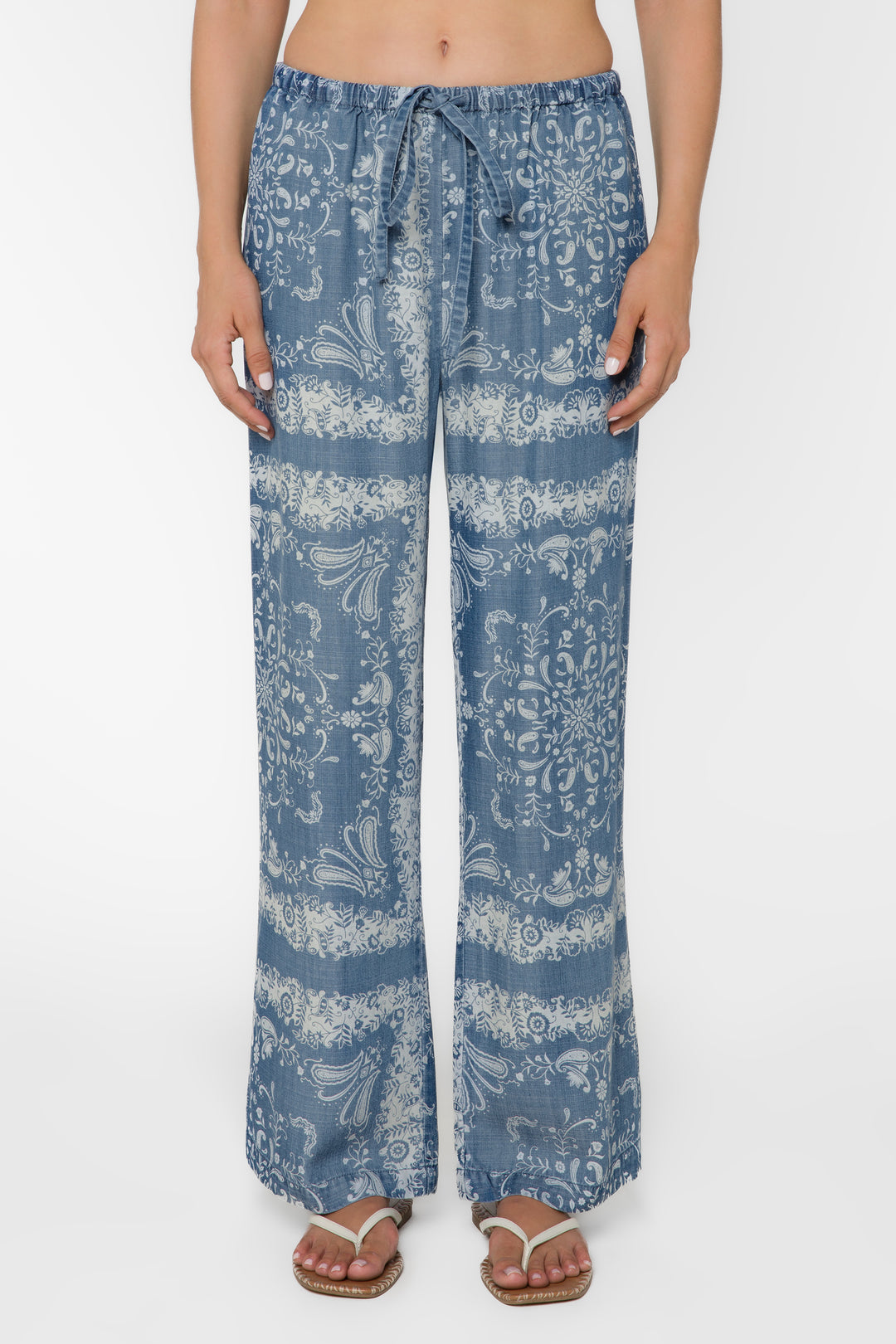 Deja Bandana Scarf Pants - Pants - Velvet Heart Clothing