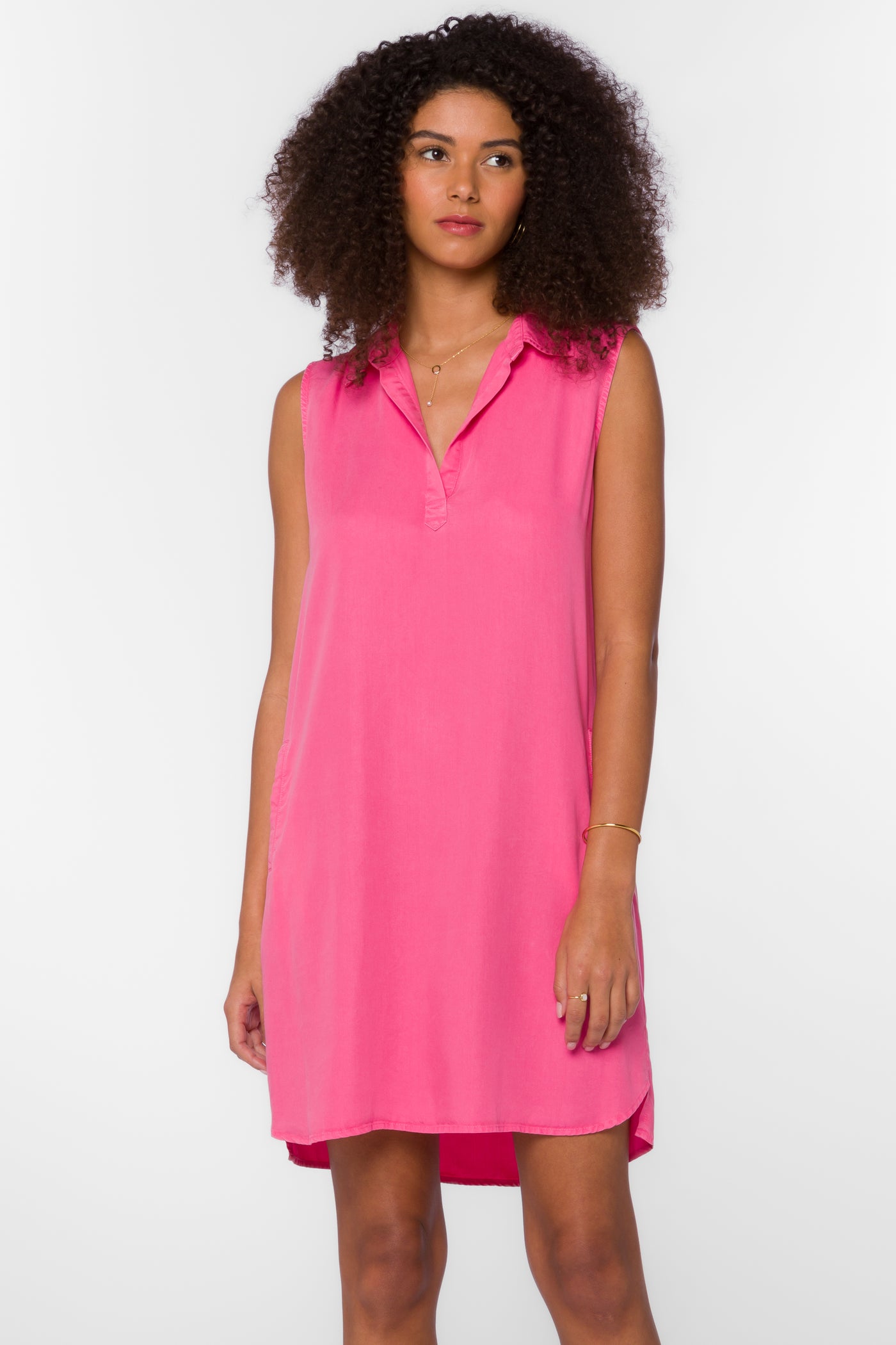 Delaney Hot Pink Dress - Dresses - Velvet Heart Clothing