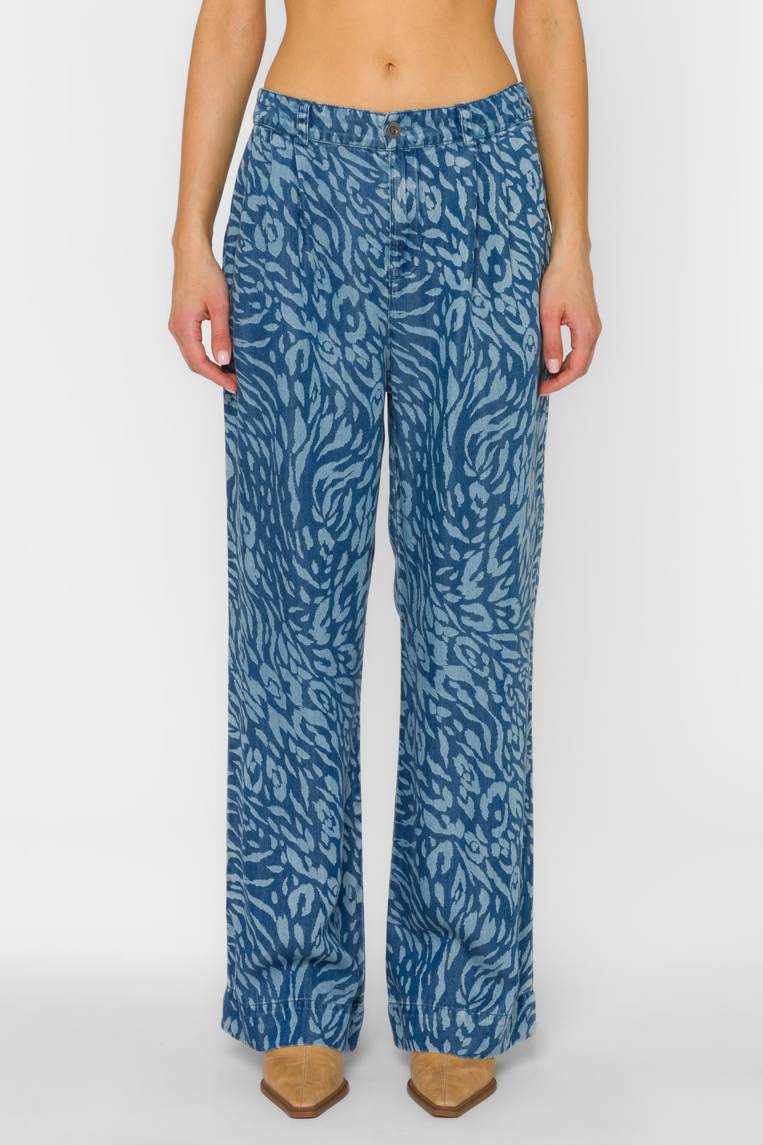 Desma Blue Skin Trouser - Pants - Velvet Heart Clothing