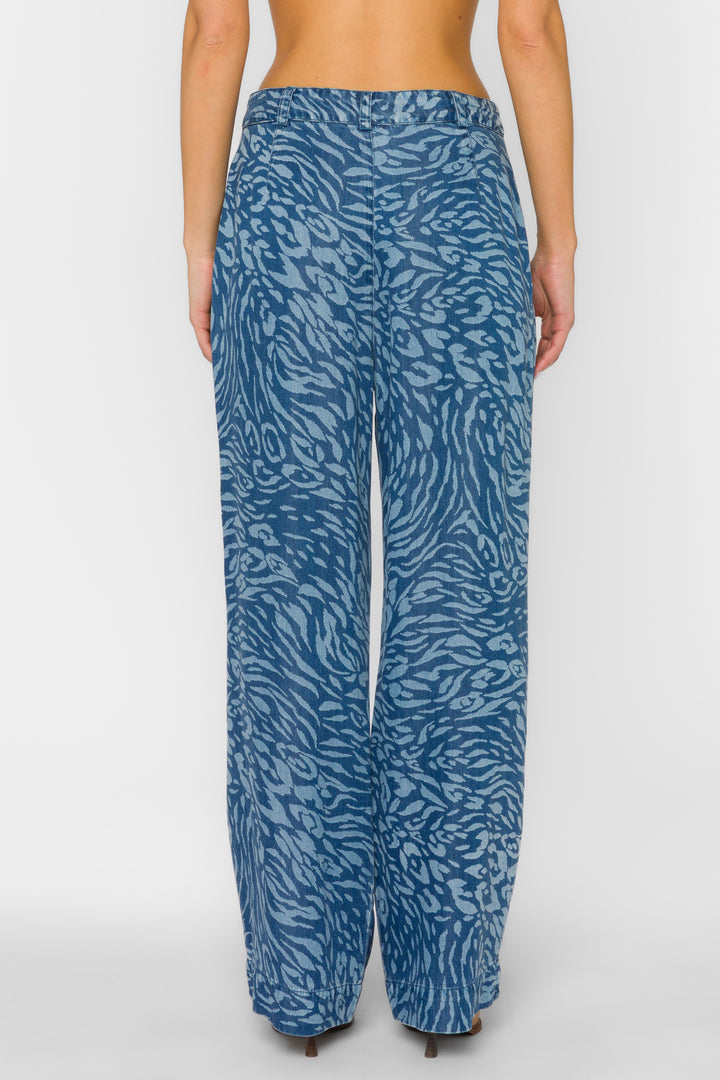 Desma Blue Skin Trouser - Pants - Velvet Heart Clothing