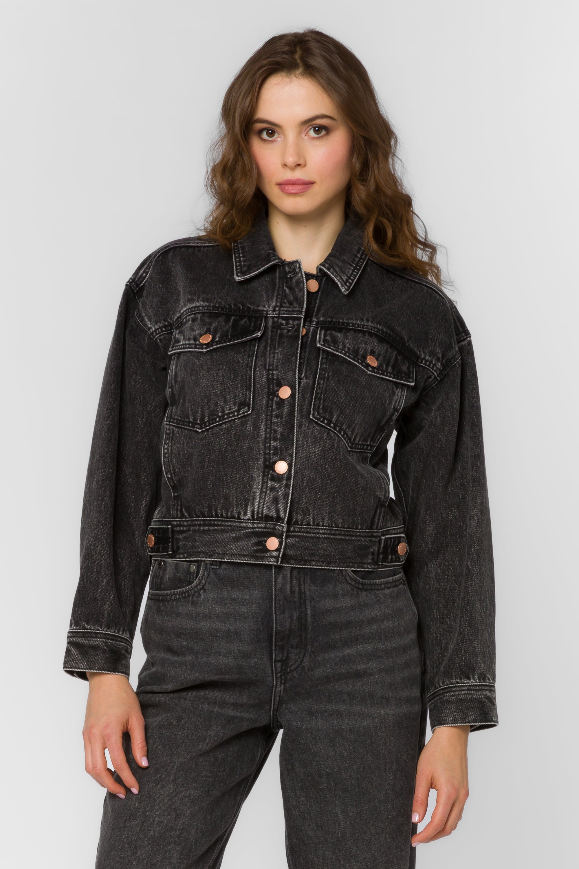 Dion Faded Black Jacket – Velvet Heart Clothing