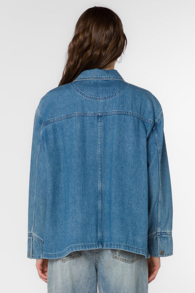 Dominic Blue Denim Jacket - Jackets & Outerwear - Velvet Heart Clothing