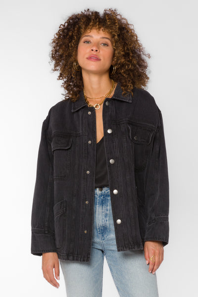 Dominic Black Jacket - Jackets & Outerwear - Velvet Heart Clothing