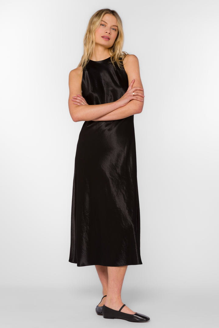 Dorothea Black Dress - Dresses - Velvet Heart Clothing
