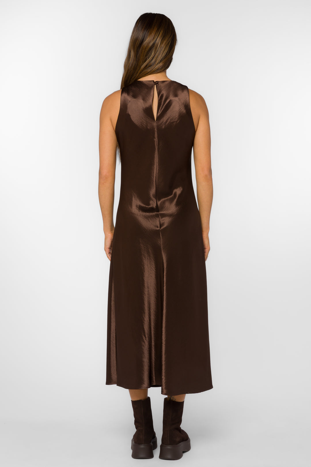 Dorothea Brown Dress - Dresses - Velvet Heart Clothing