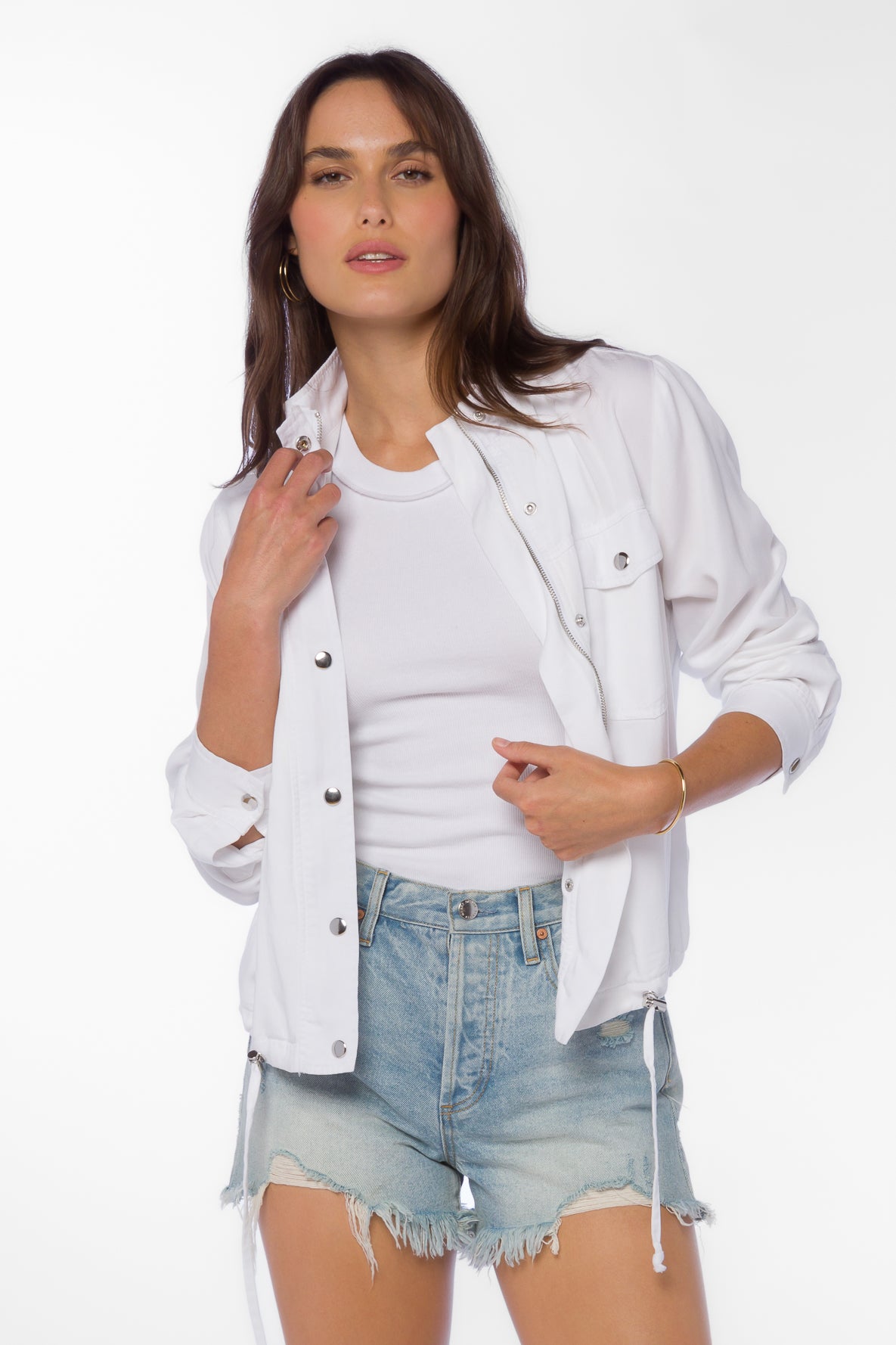 Dunkin White Jacket - Jackets & Outerwear - Velvet Heart Clothing