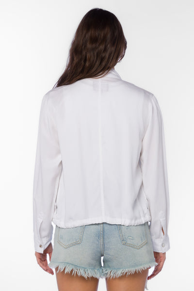 Dunkin White Jacket - Jackets & Outerwear - Velvet Heart Clothing
