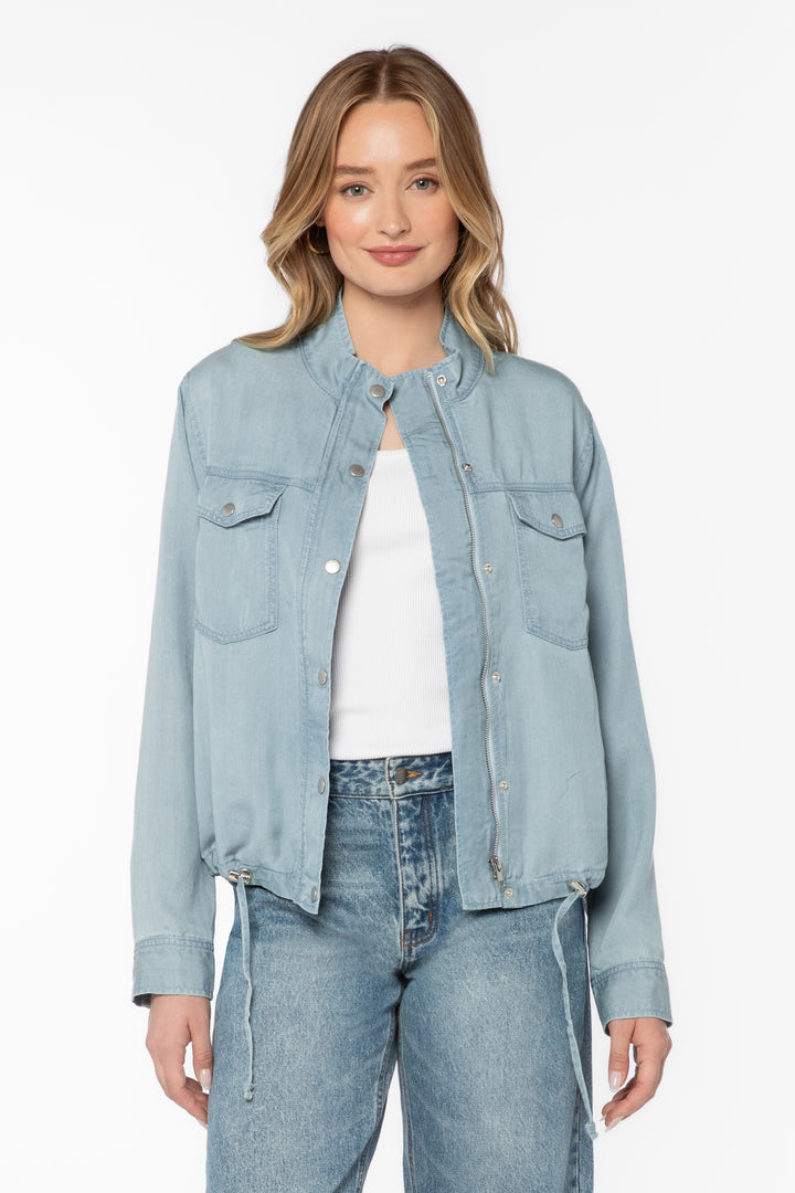 Dunkin Blue Jacket - Jackets & Outerwear - Velvet Heart Clothing