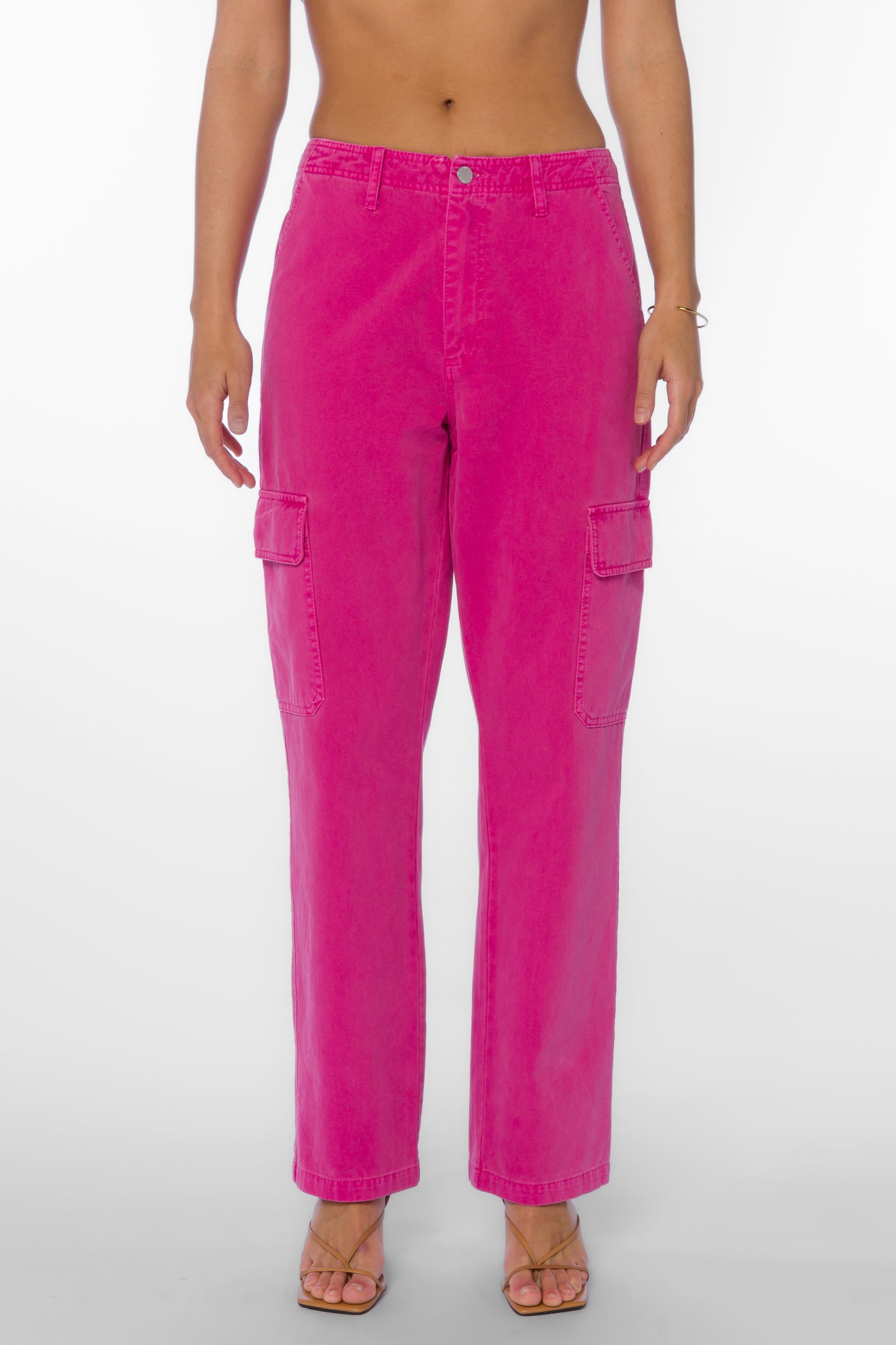 Dusty Hot Pink Pants - Bottoms - Velvet Heart Clothing