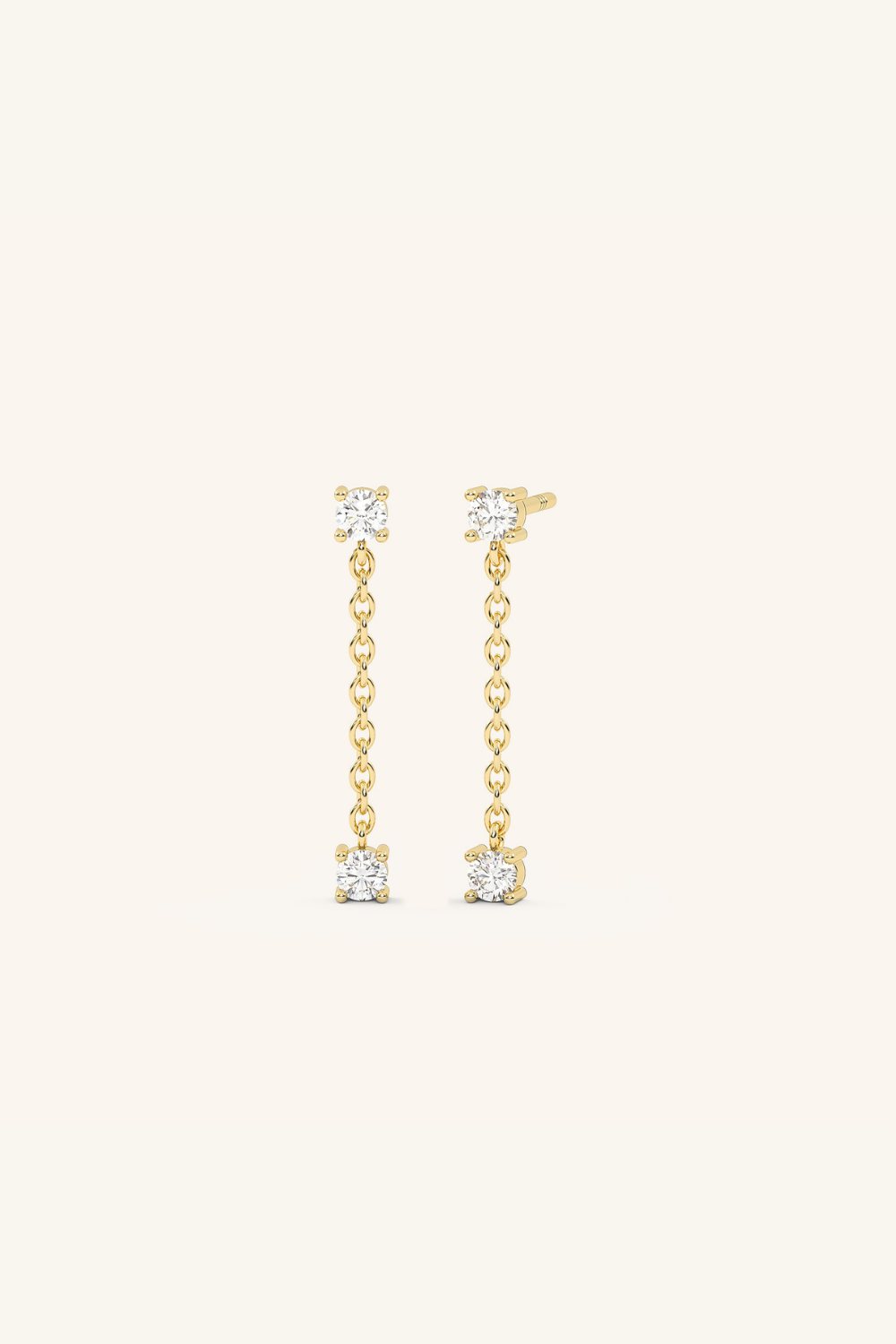 Diamante Drop Stud Earrings - Jewelry - Velvet Heart Clothing