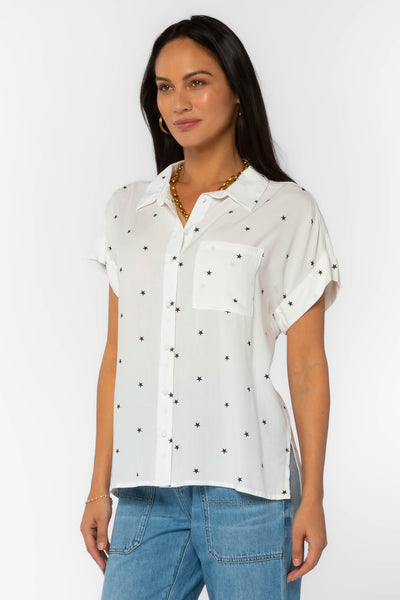 Edison Stars Shirt - Tops - Velvet Heart Clothing