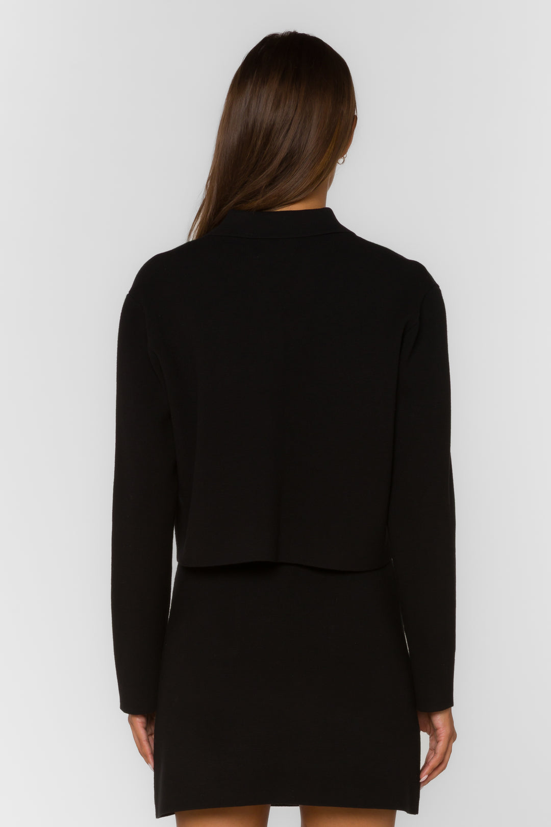 Edwina Black Cardigan - Sweaters - Velvet Heart Clothing