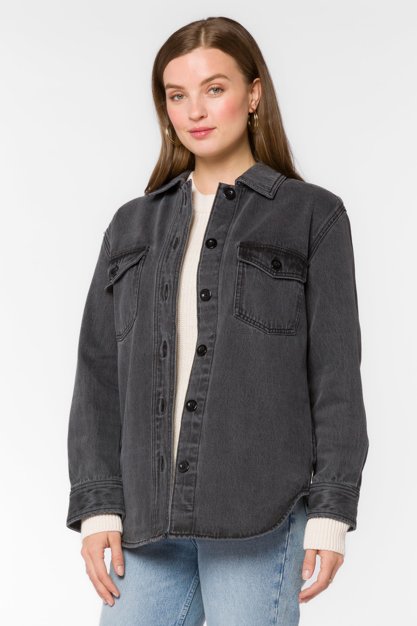 Eleanor Grey Jacket - Jackets & Outerwear - Velvet Heart Clothing