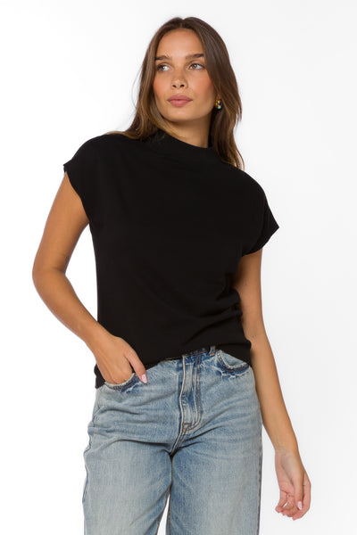 Heart Velvet Nightwear (Black)