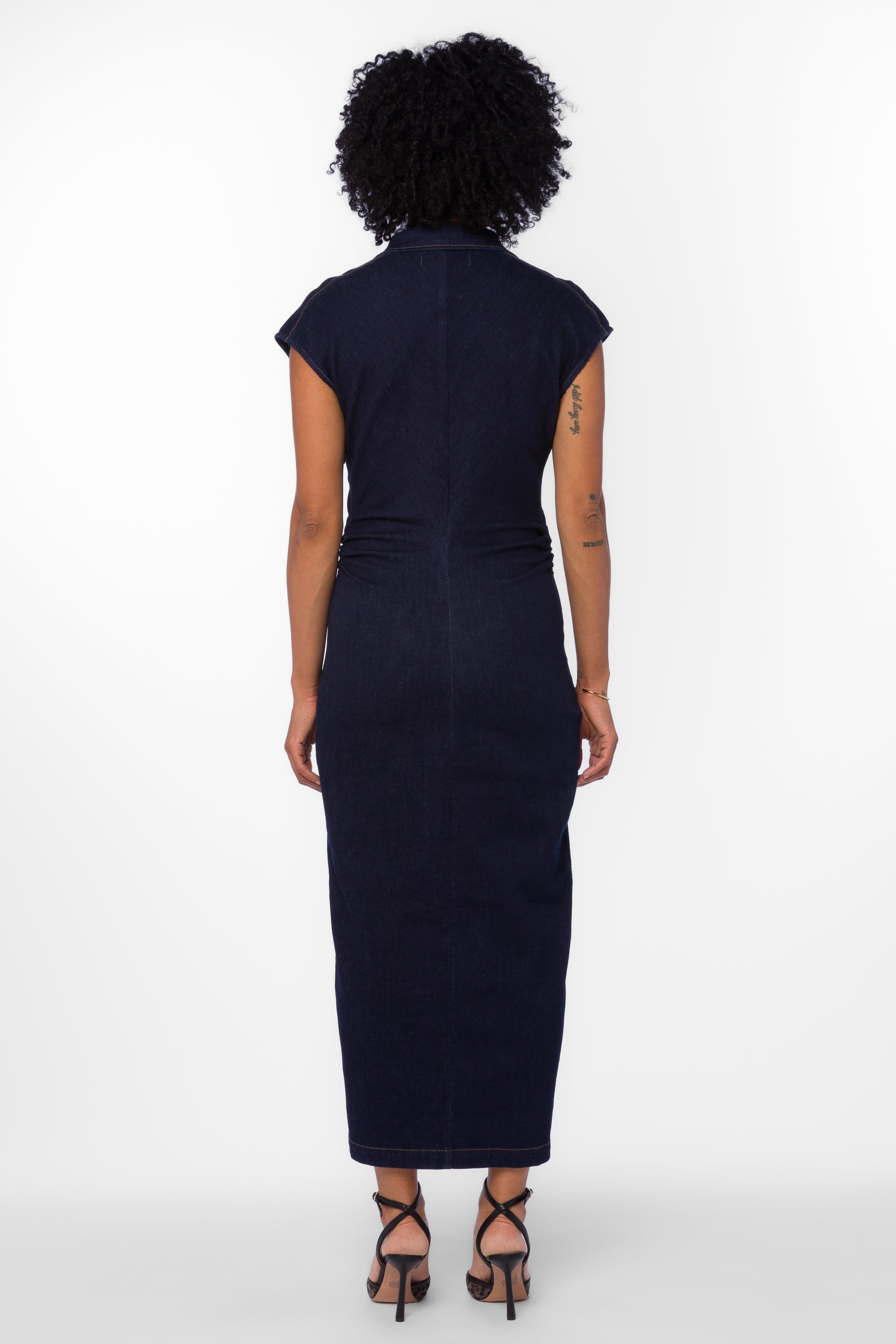 Elle Blue Shirtdress - Dresses - Velvet Heart Clothing