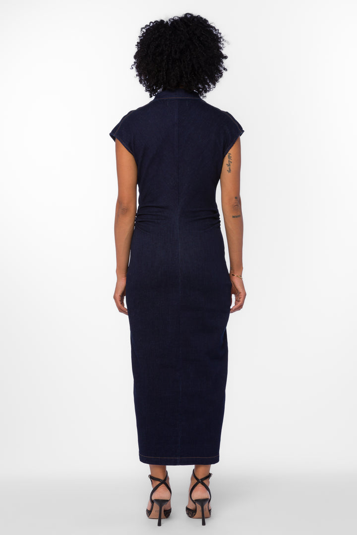 Elle Blue Shirtdress - Dresses - Velvet Heart Clothing