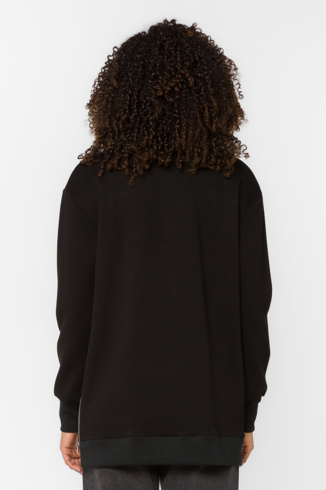 Elliana Black Sweatshirt - Sweaters - Velvet Heart Clothing