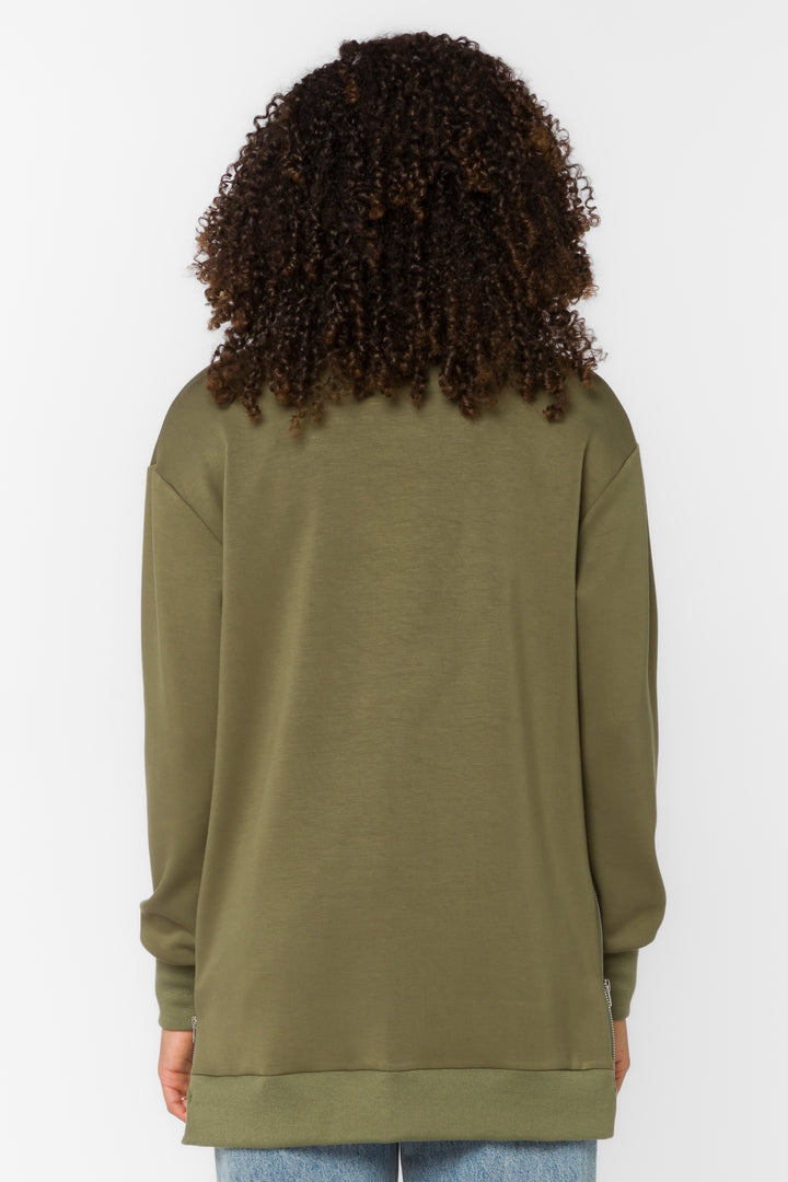 Elliana Pesto Sweatshirt - Sweaters - Velvet Heart Clothing