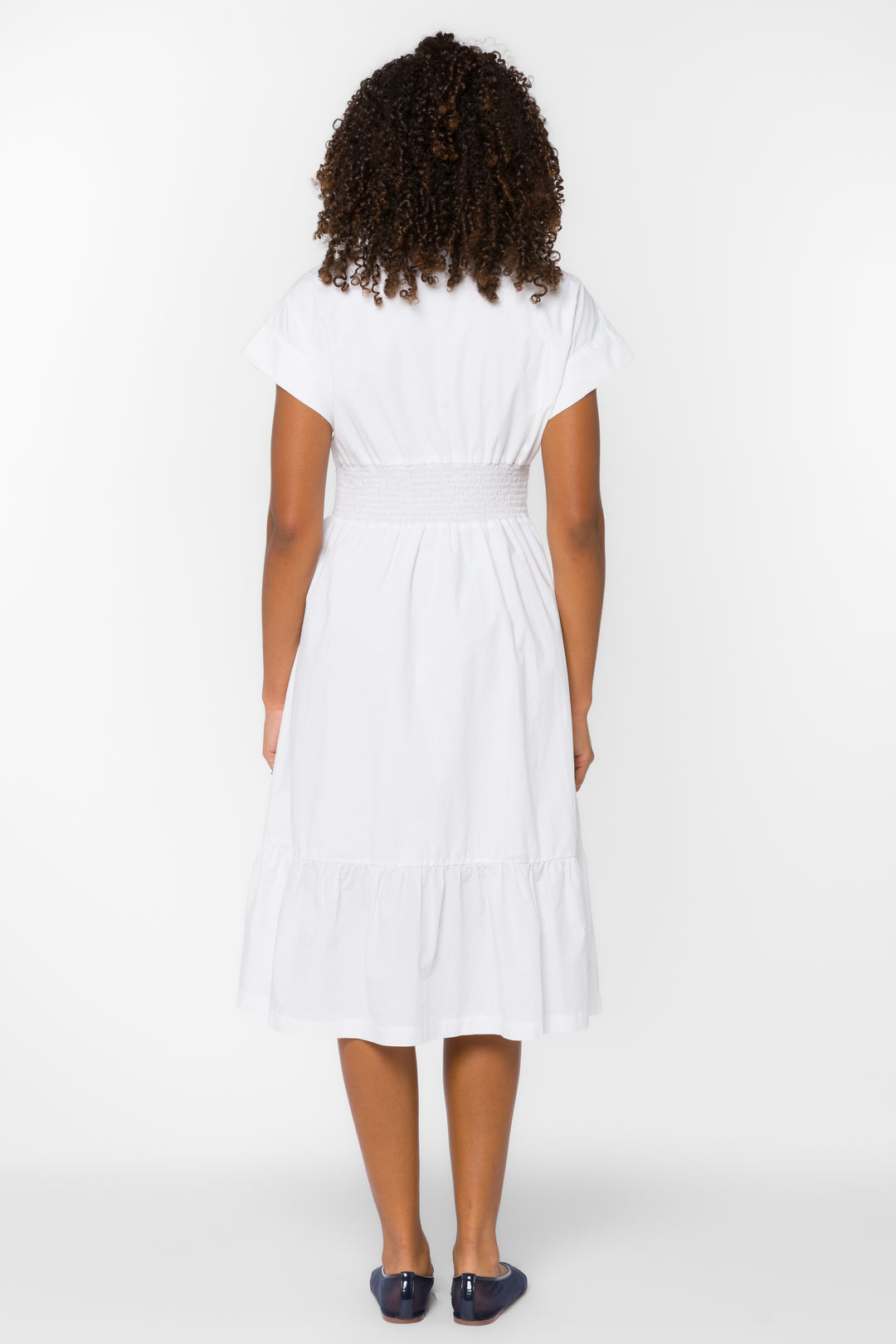 Emily Optic White Dress - Dresses - Velvet Heart Clothing