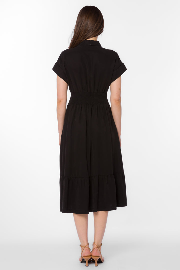 Emily Black Dress - Dresses - Velvet Heart Clothing