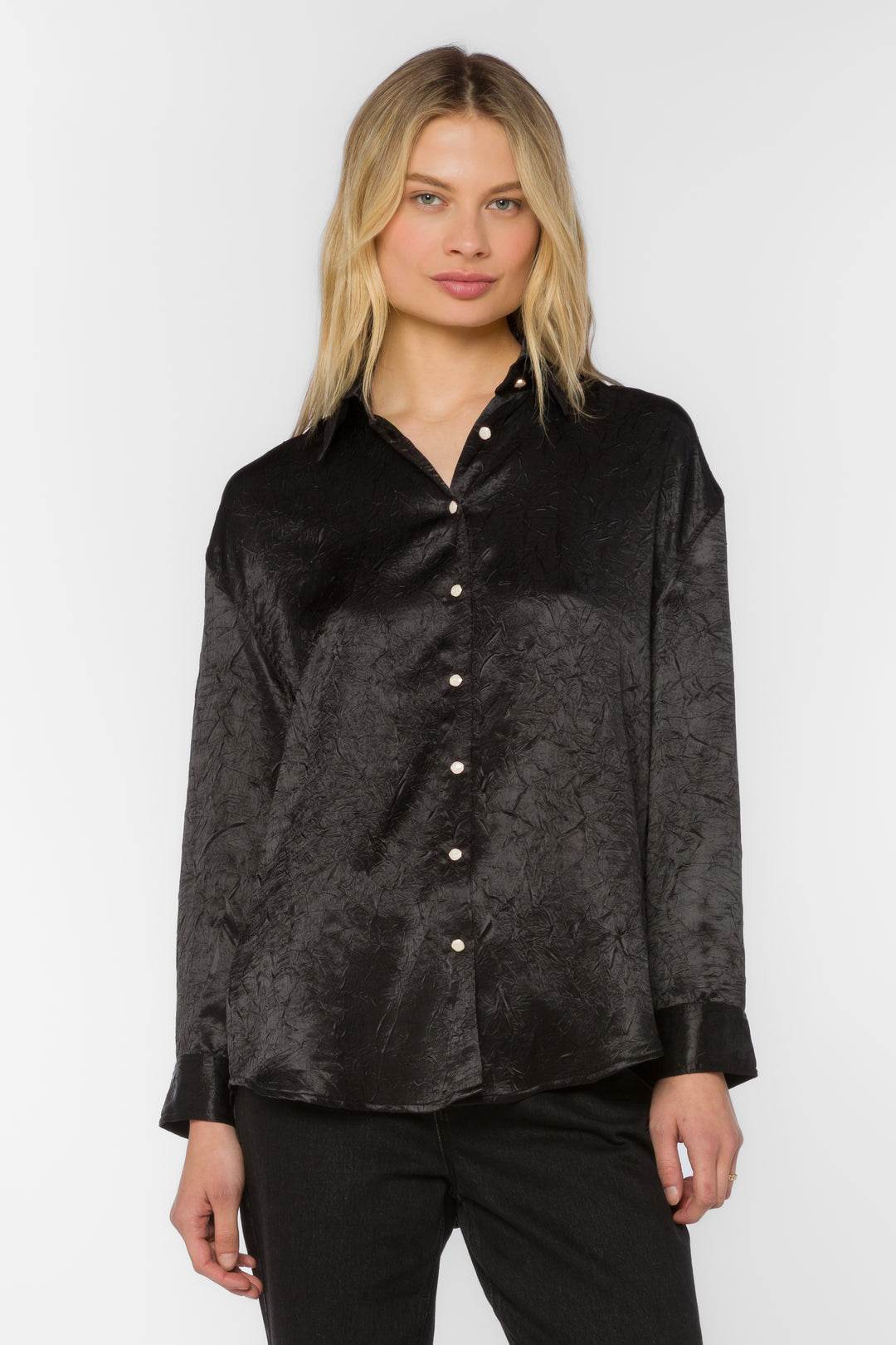 Esteban Black Shirt - Tops - Velvet Heart Clothing