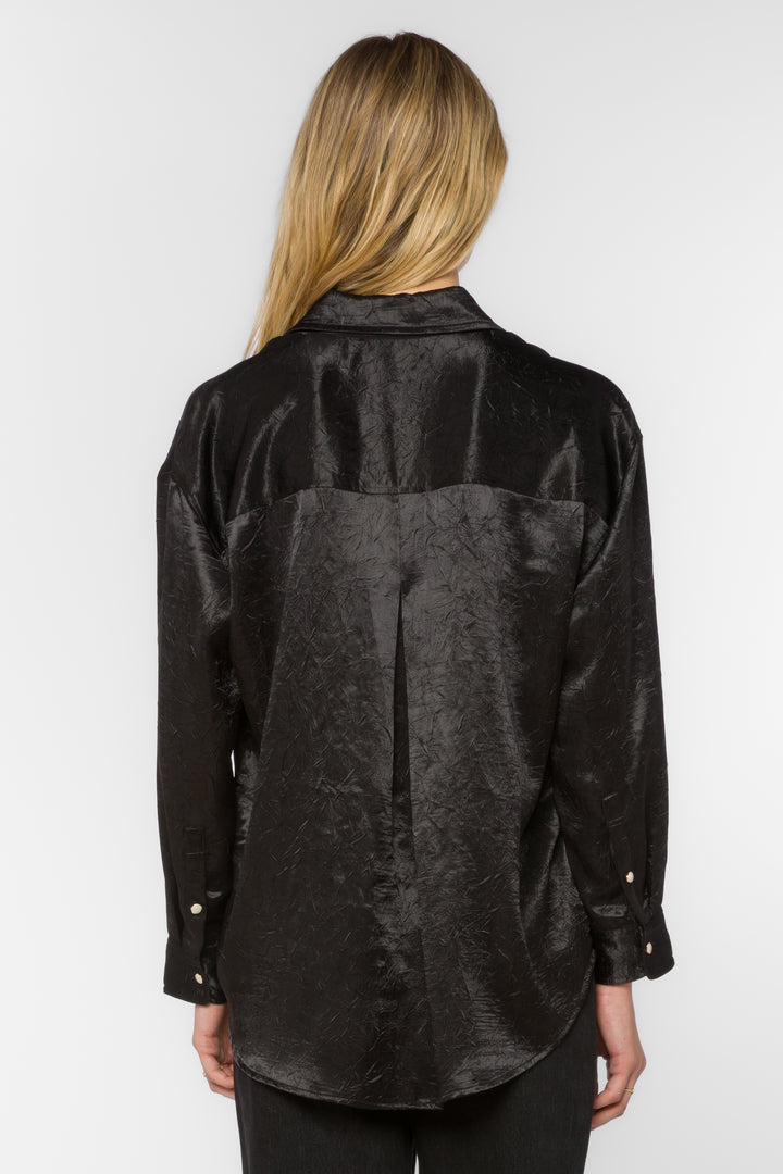 Esteban Black Shirt - Tops - Velvet Heart Clothing