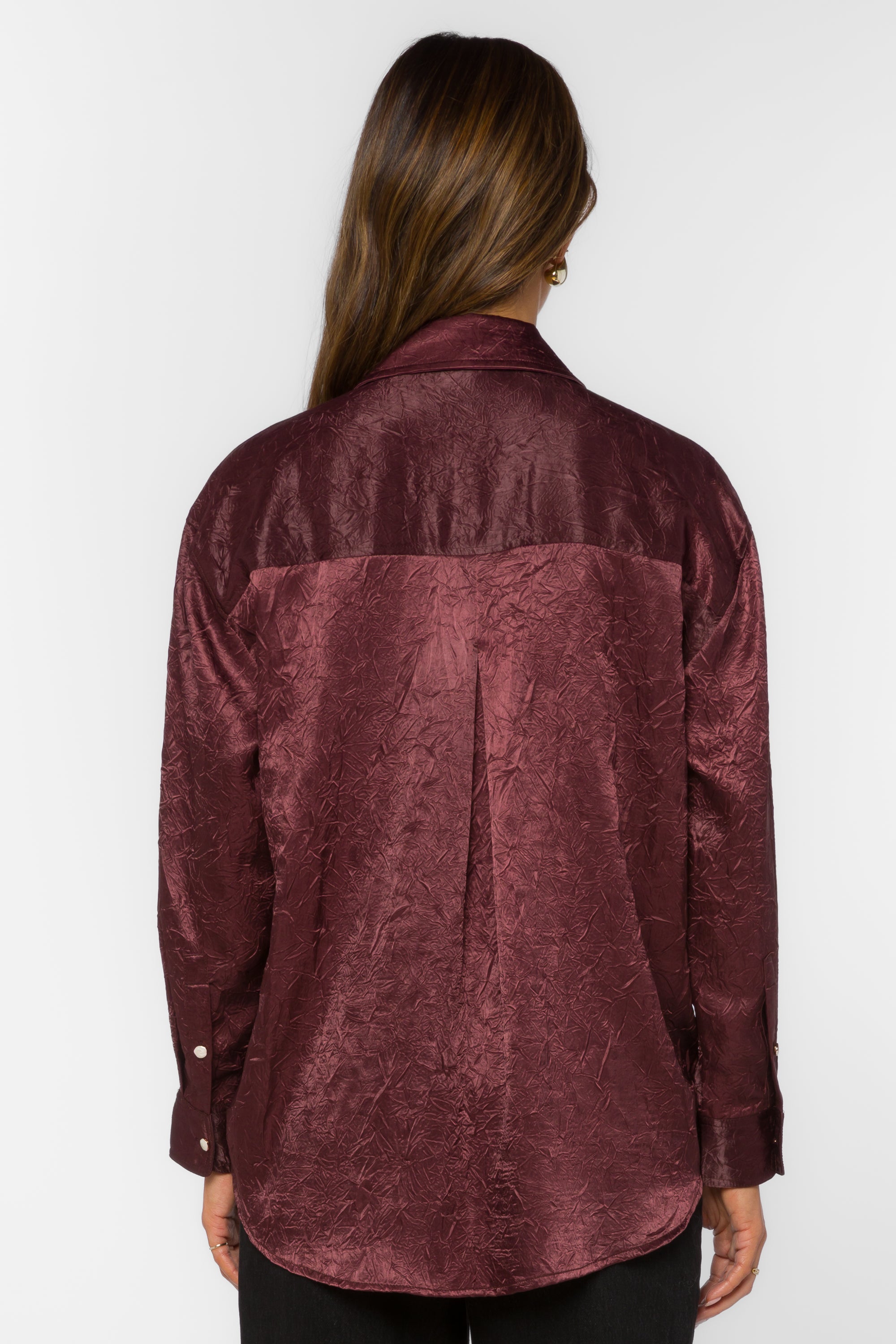 Esteban Purple Garnet Shirt - Tops - Velvet Heart Clothing