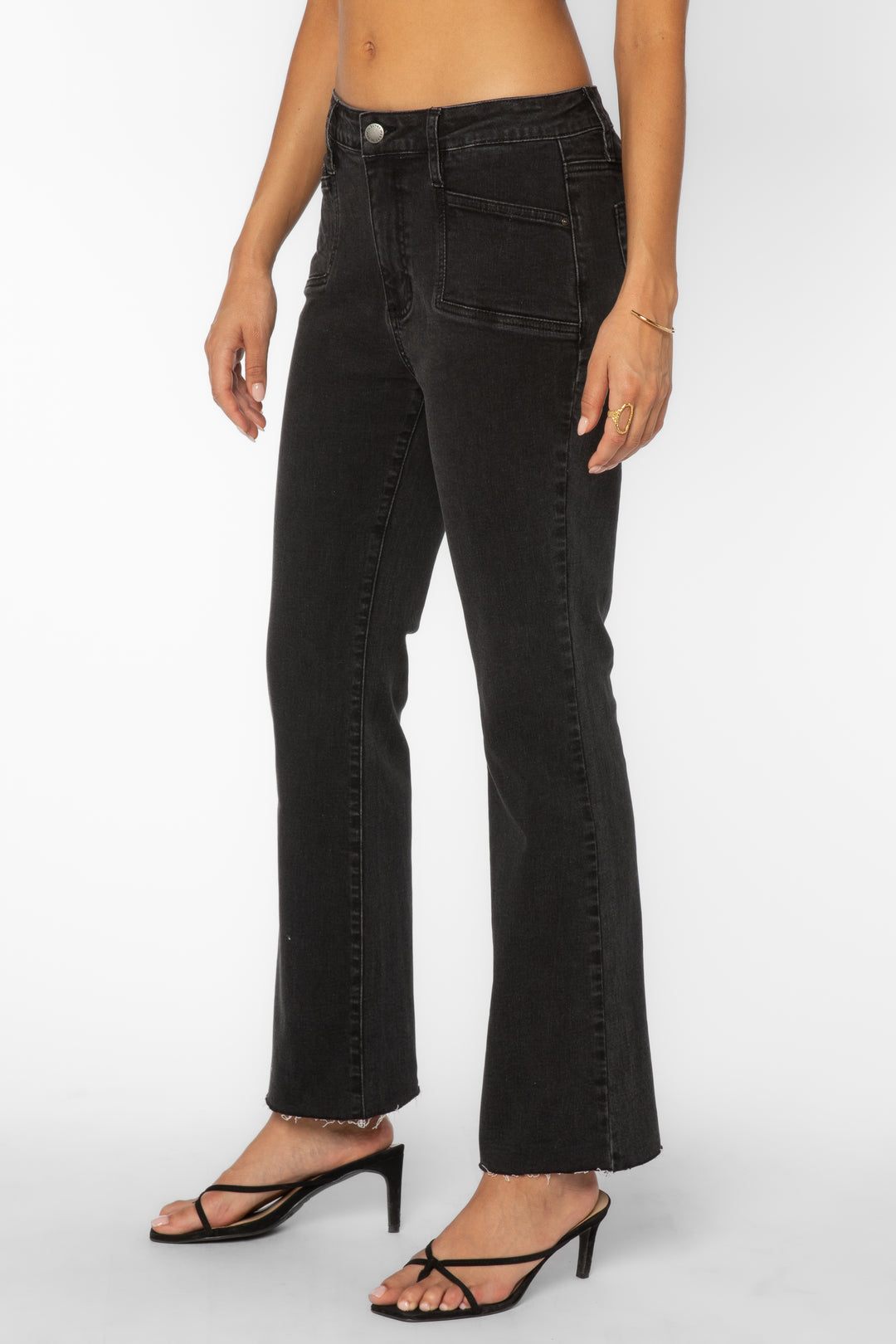 Evans Black Jeans - Bottoms - Velvet Heart Clothing