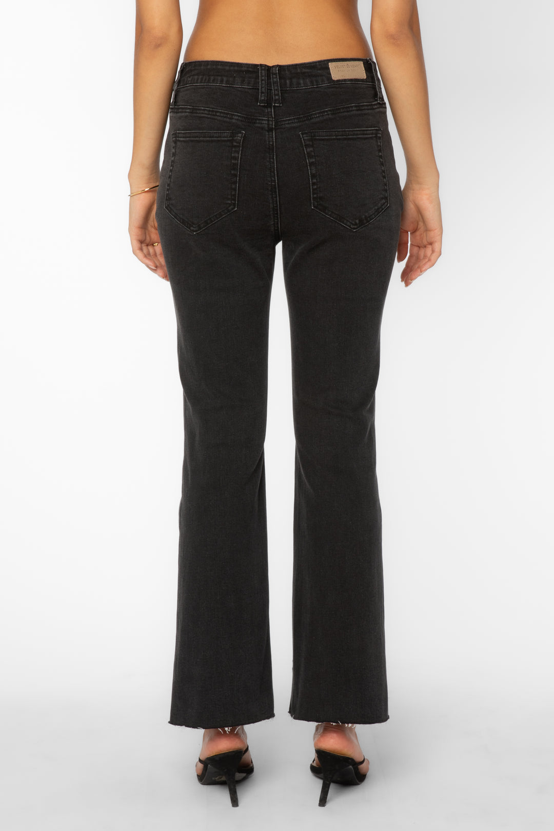 Evans Black Jeans - Bottoms - Velvet Heart Clothing