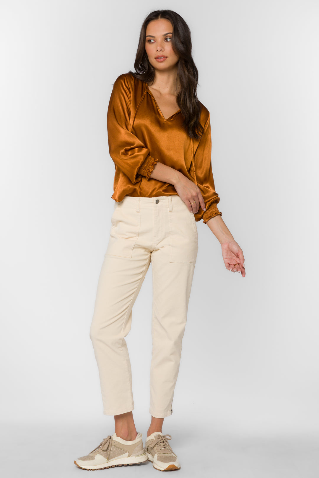 Everly Ivory Pants - Pants - Velvet Heart Clothing