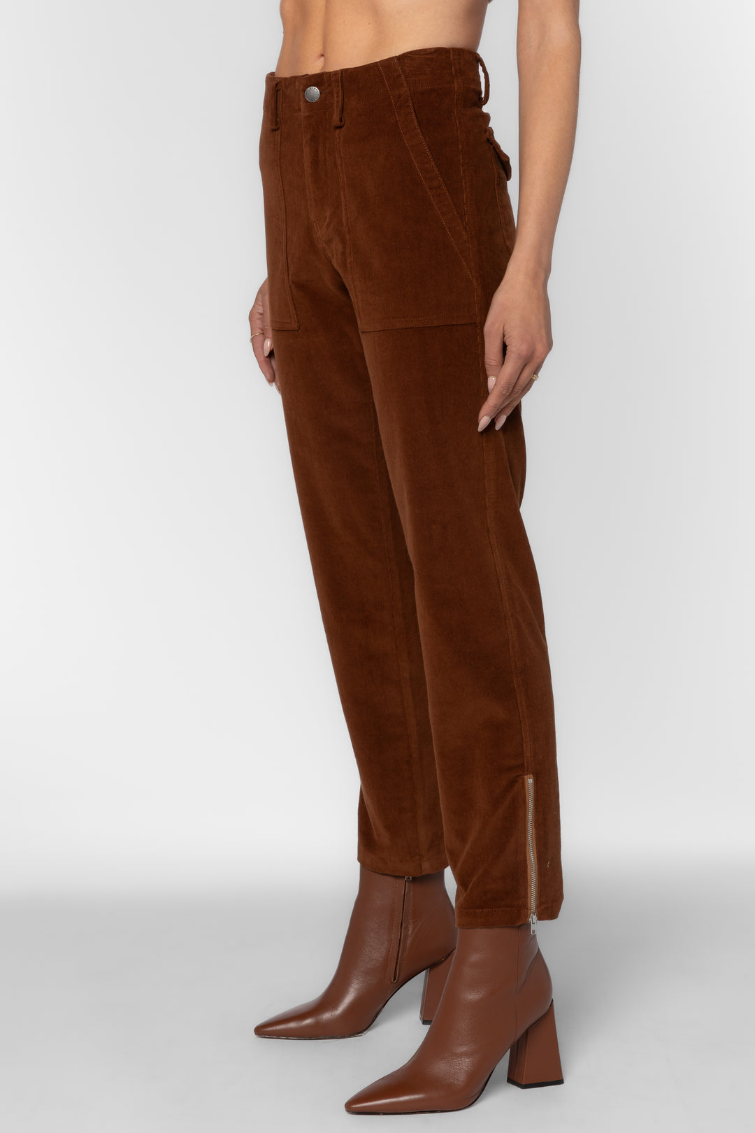 Everly Rootbeer Pants - Bottoms - Velvet Heart Clothing