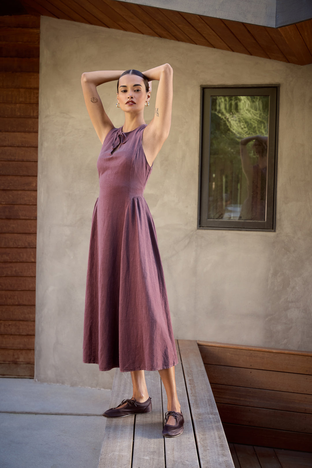 Franny Wine Dress
