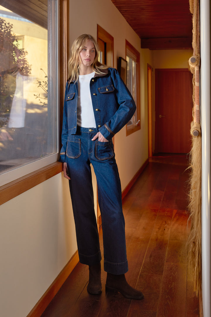 Gia Dark Blue Jeans