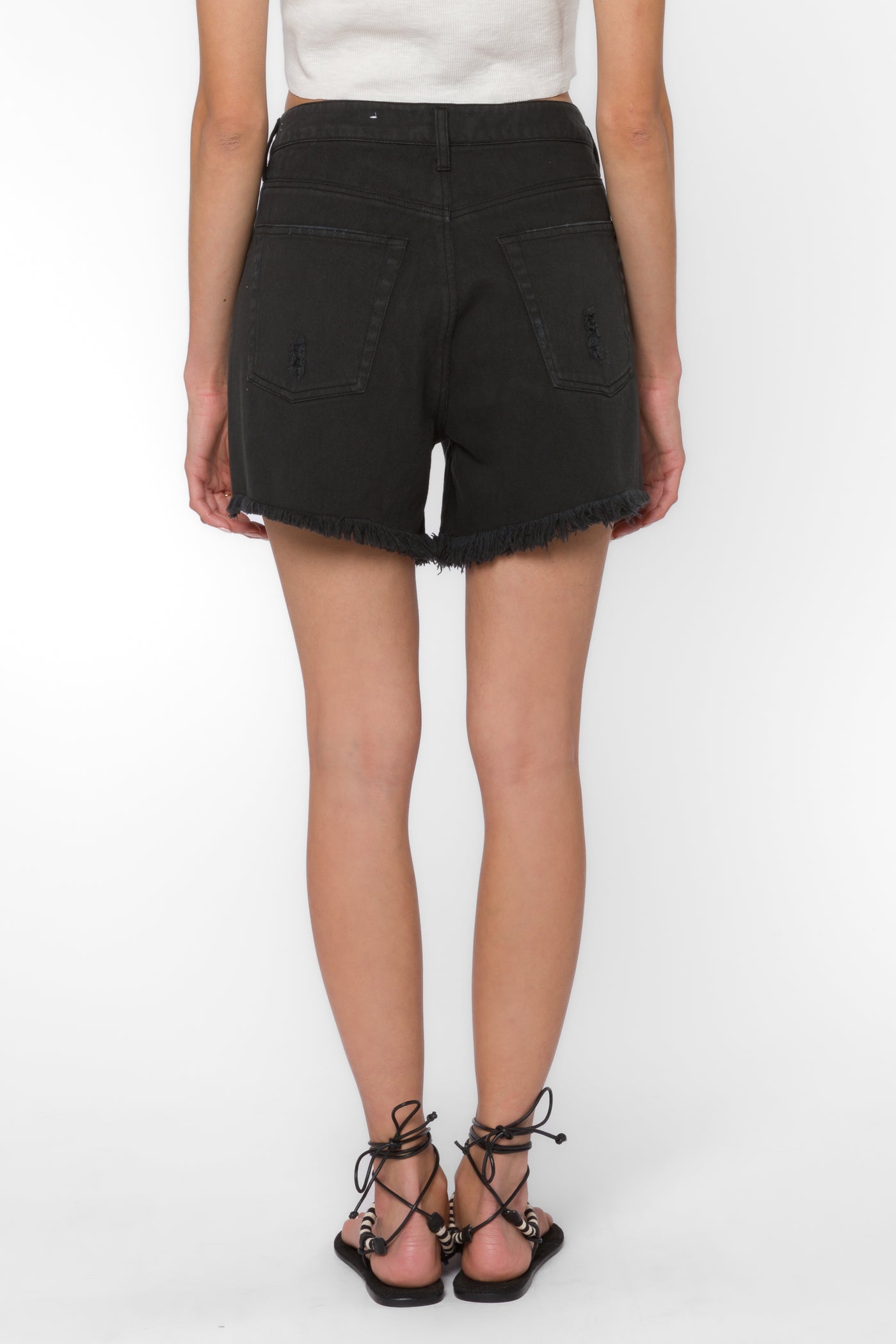 Fargo Black Shorts - Shorts - Velvet Heart Clothing