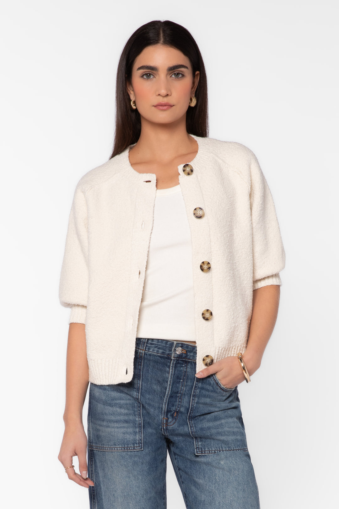 Felicia Vanilla Knit Sweater