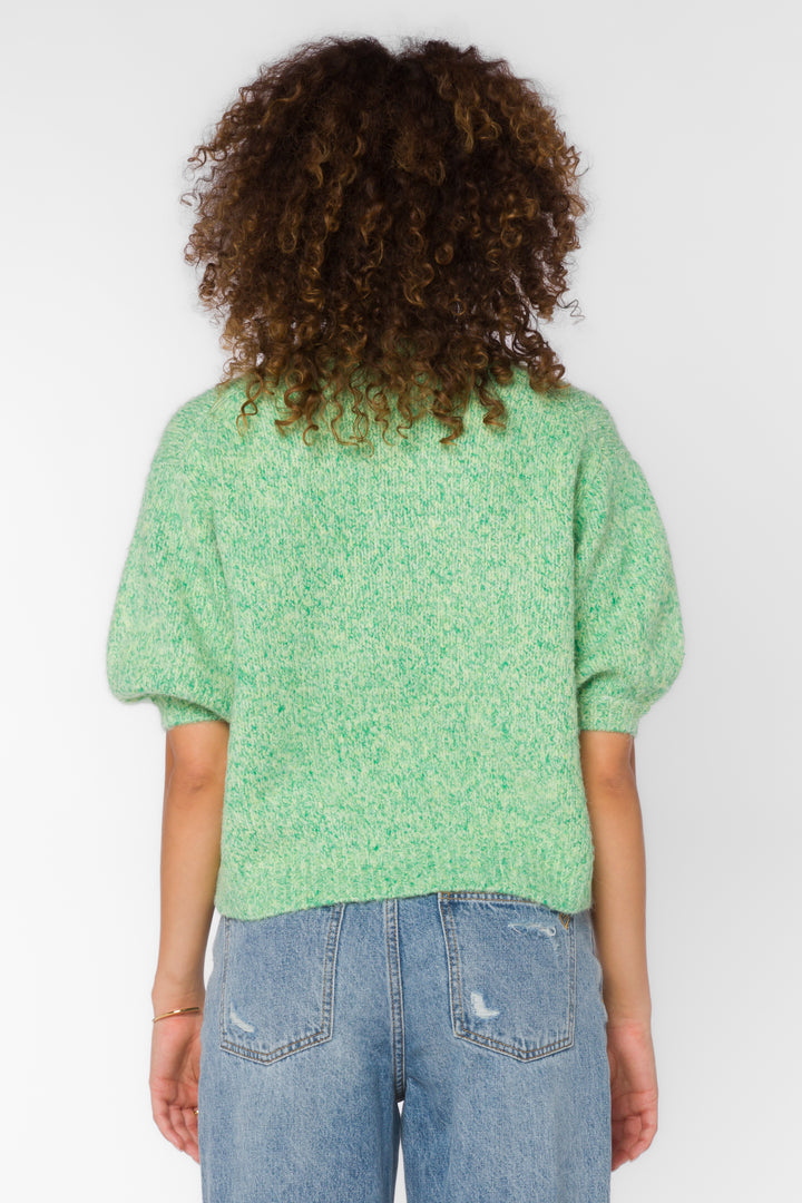 Fendy Marled Green Sweater - Sweaters - Velvet Heart Clothing