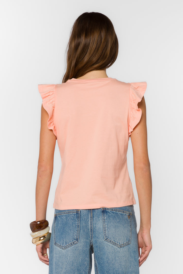 Fabiola Pink Sand Tee - Tops - Velvet Heart Clothing