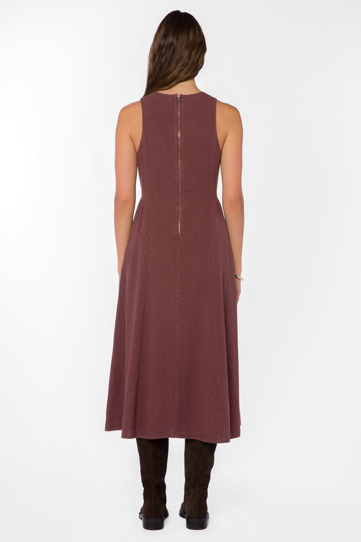 Franny Wine Dress