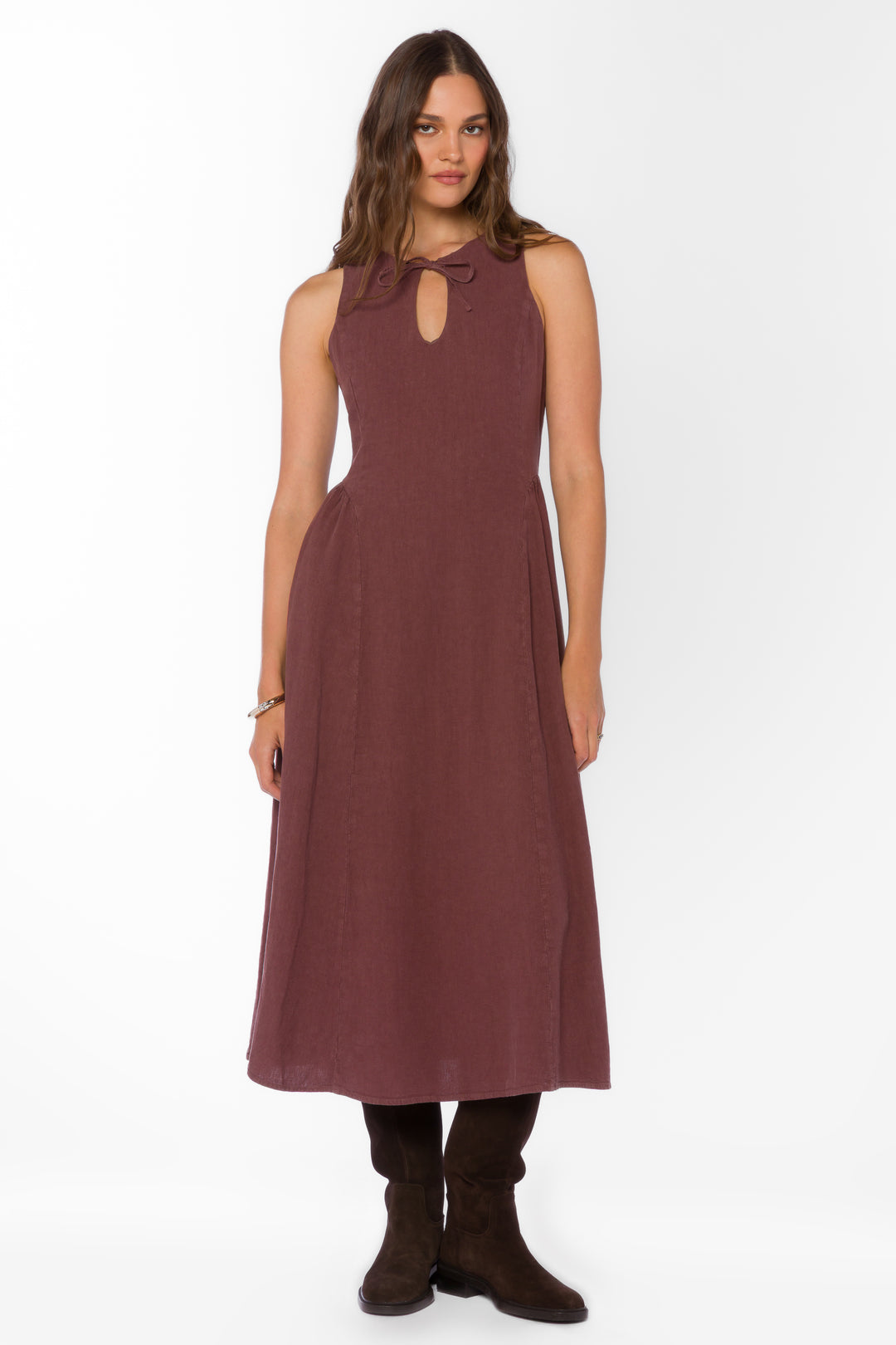 Franny Wine Dress