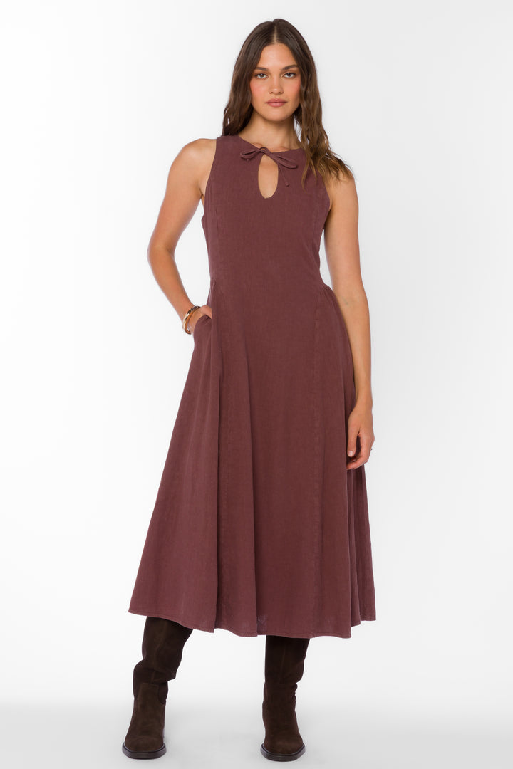 Franny Wine Dress