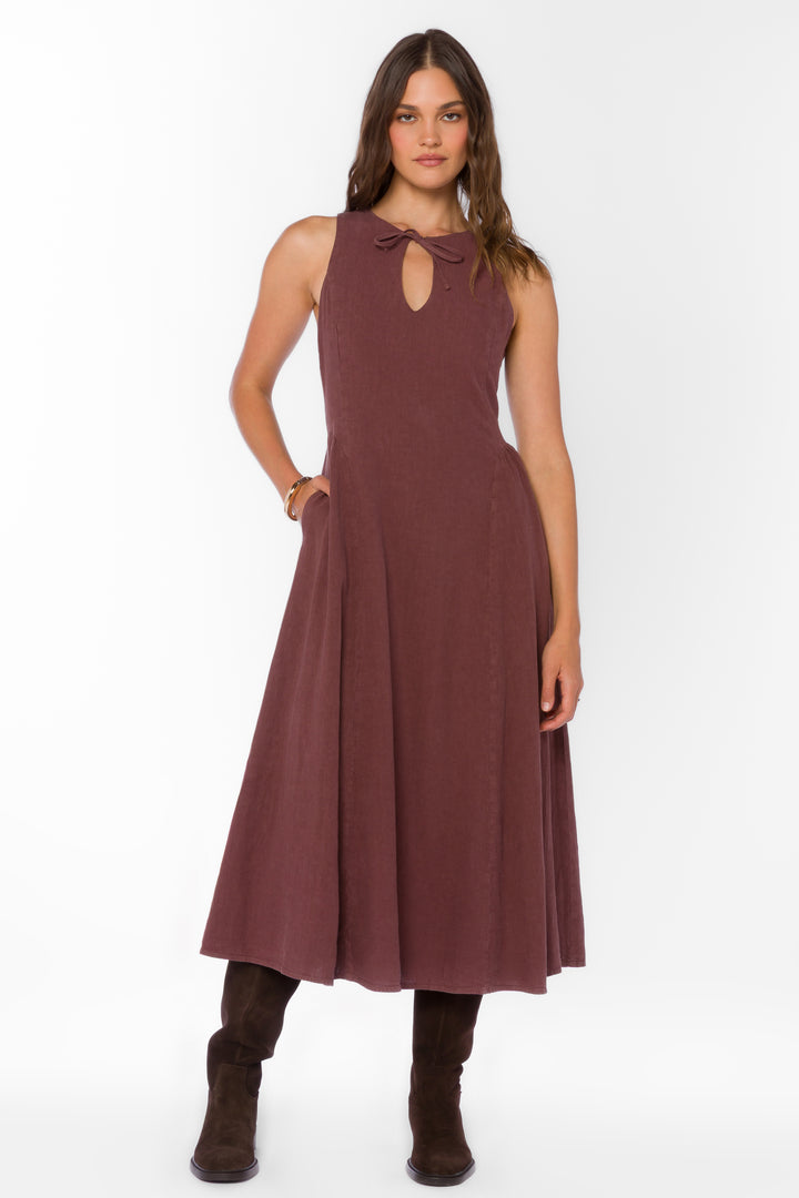 Franny Wine Dress