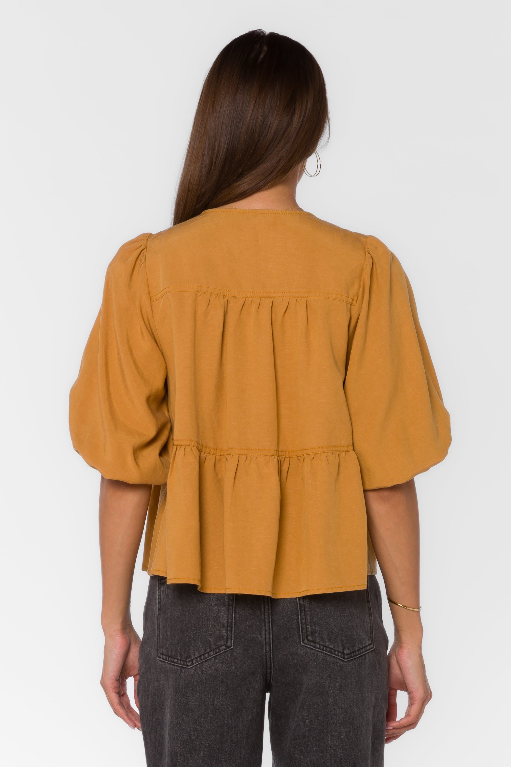 ゆなさま 専用 HONEYCOMB FRILL NECK L/S