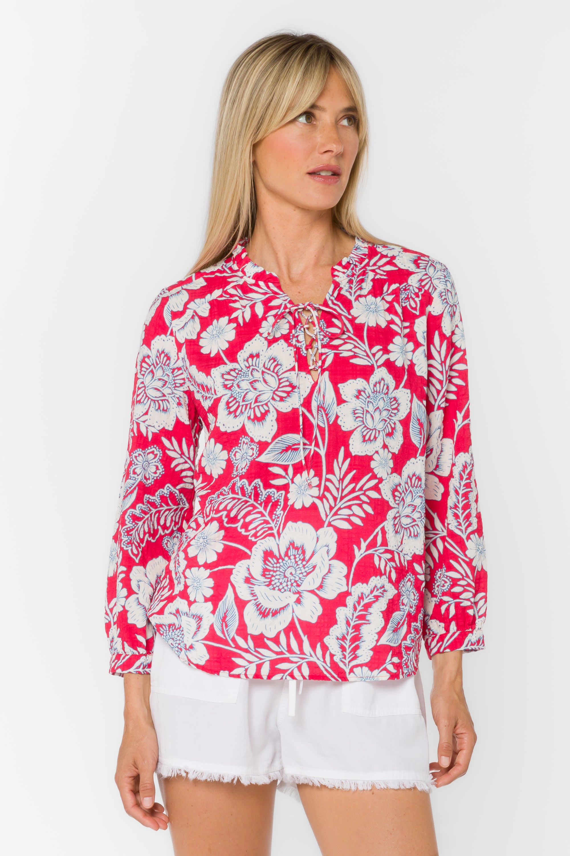 Galiana Floral Top - Tops - Velvet Heart Clothing