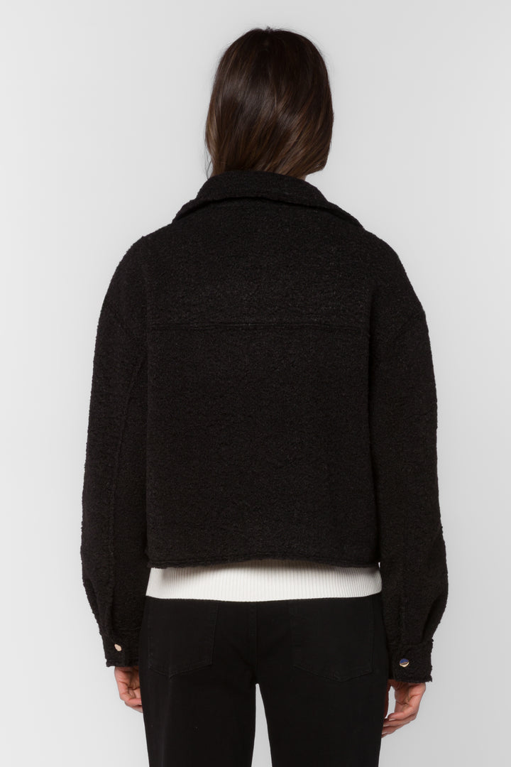 Galinda Black Jacket - Jackets & Outerwear - Velvet Heart Clothing