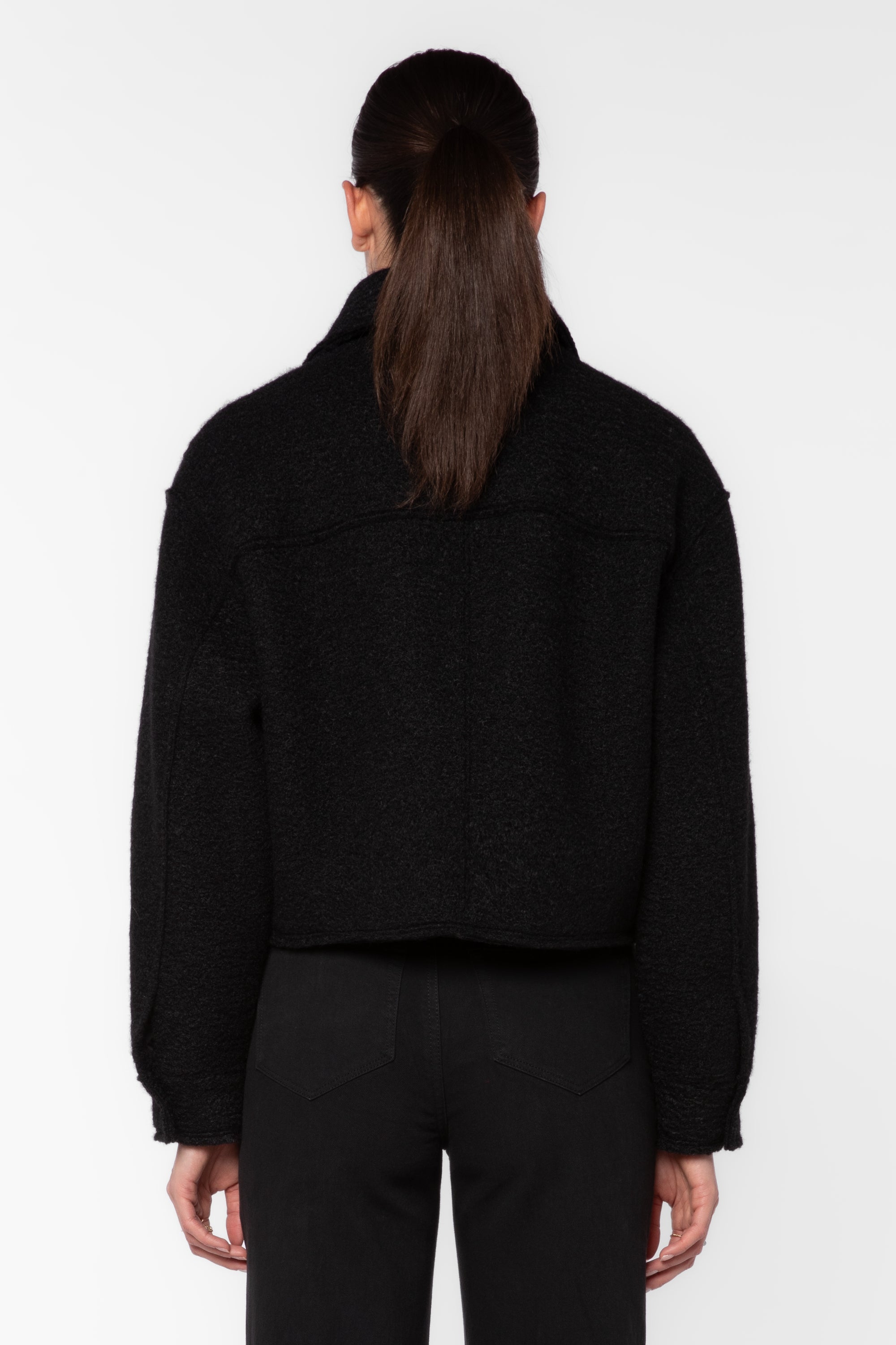 Galinda Black Jacket - Jackets & Outerwear - Velvet Heart Clothing