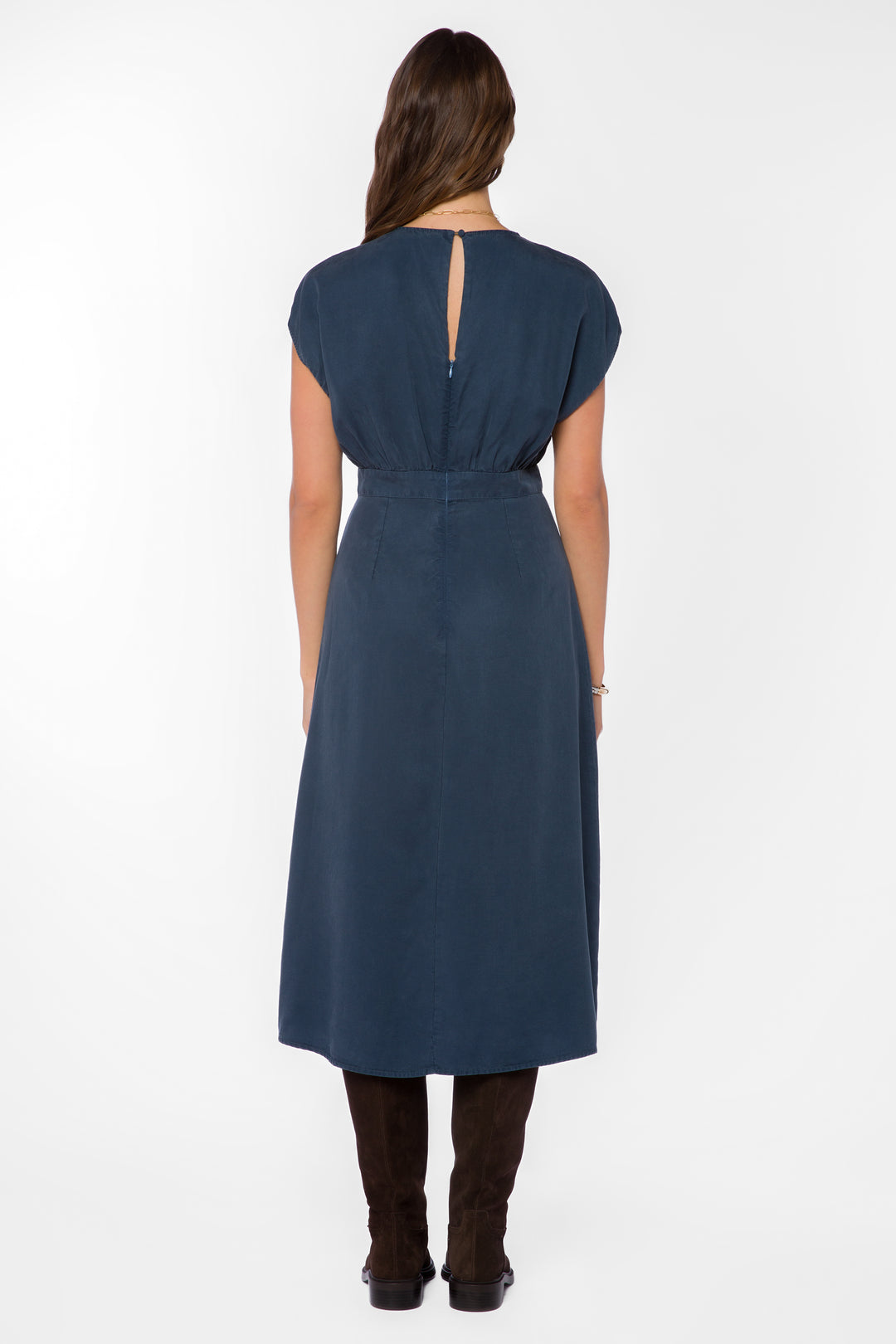 Geneve Navy Dress