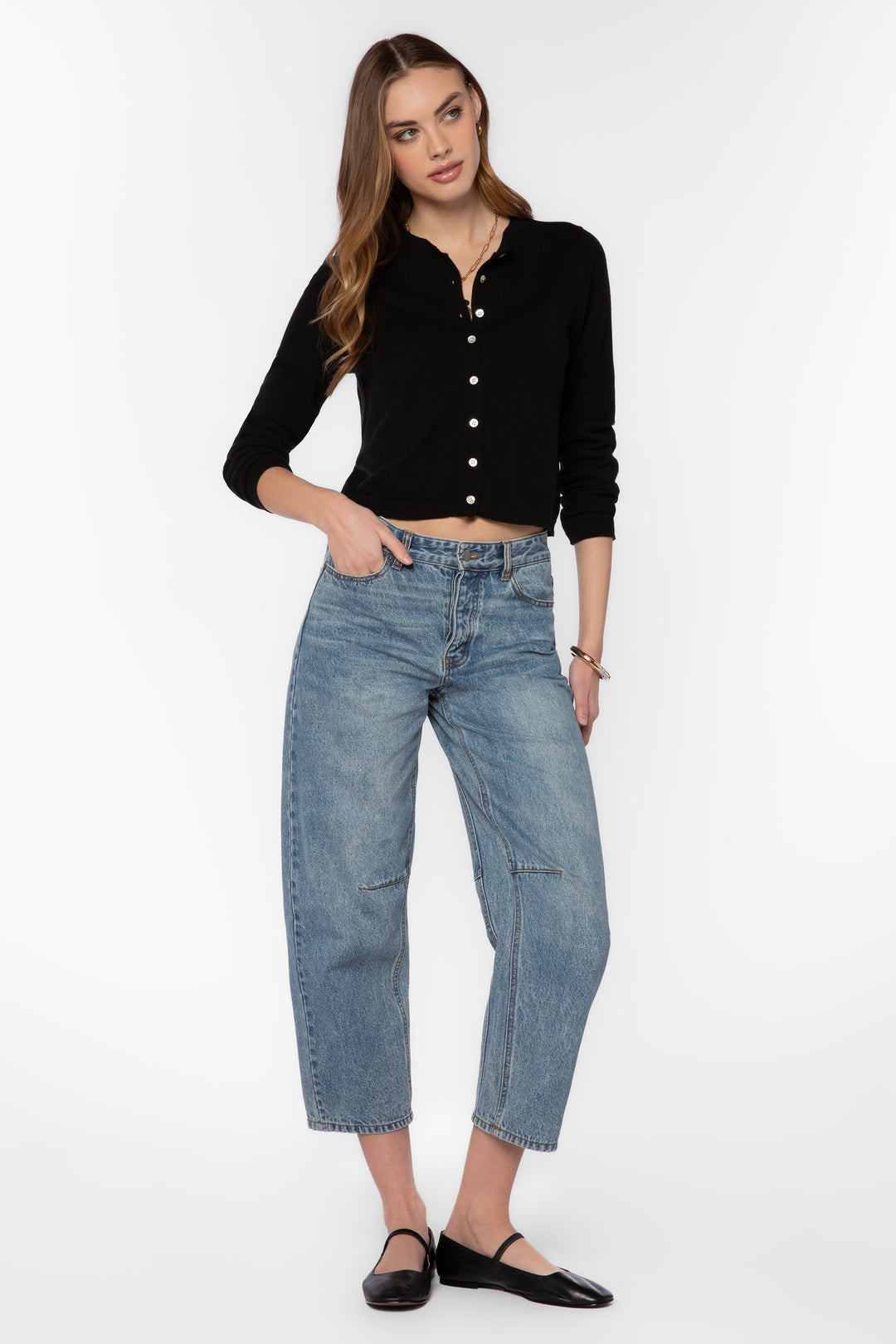 Genna Black Cardigan