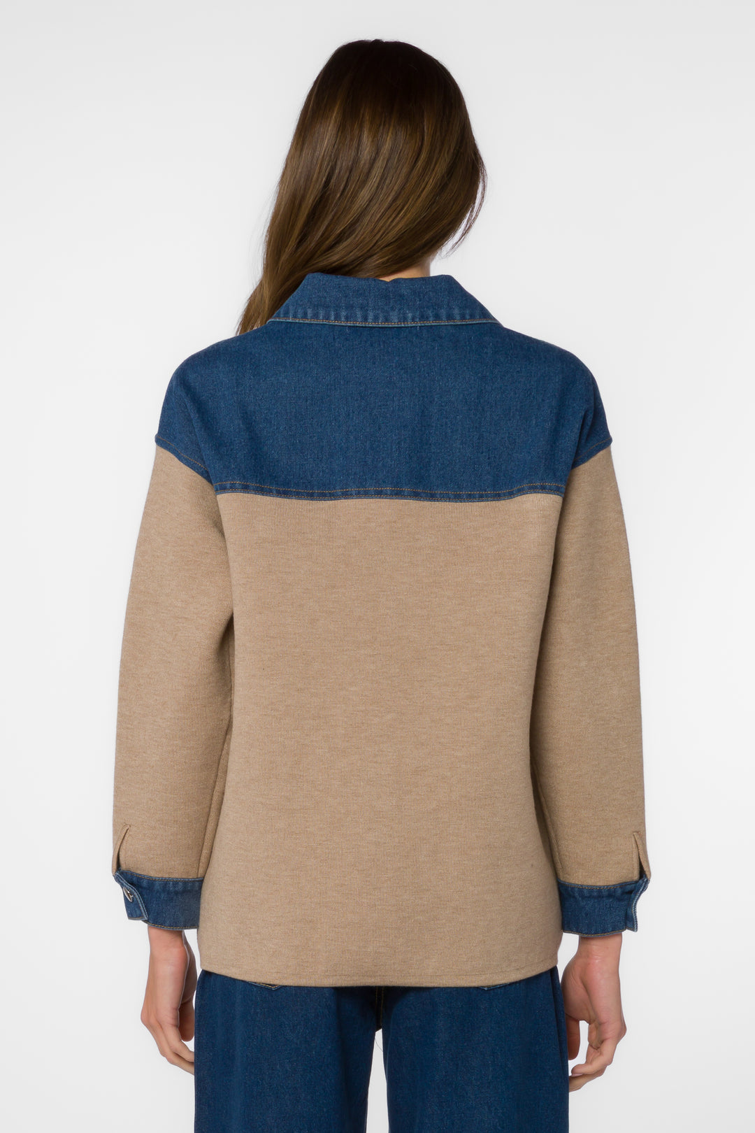 Gertie Beige Shacket - Jackets & Outerwear - Velvet Heart Clothing