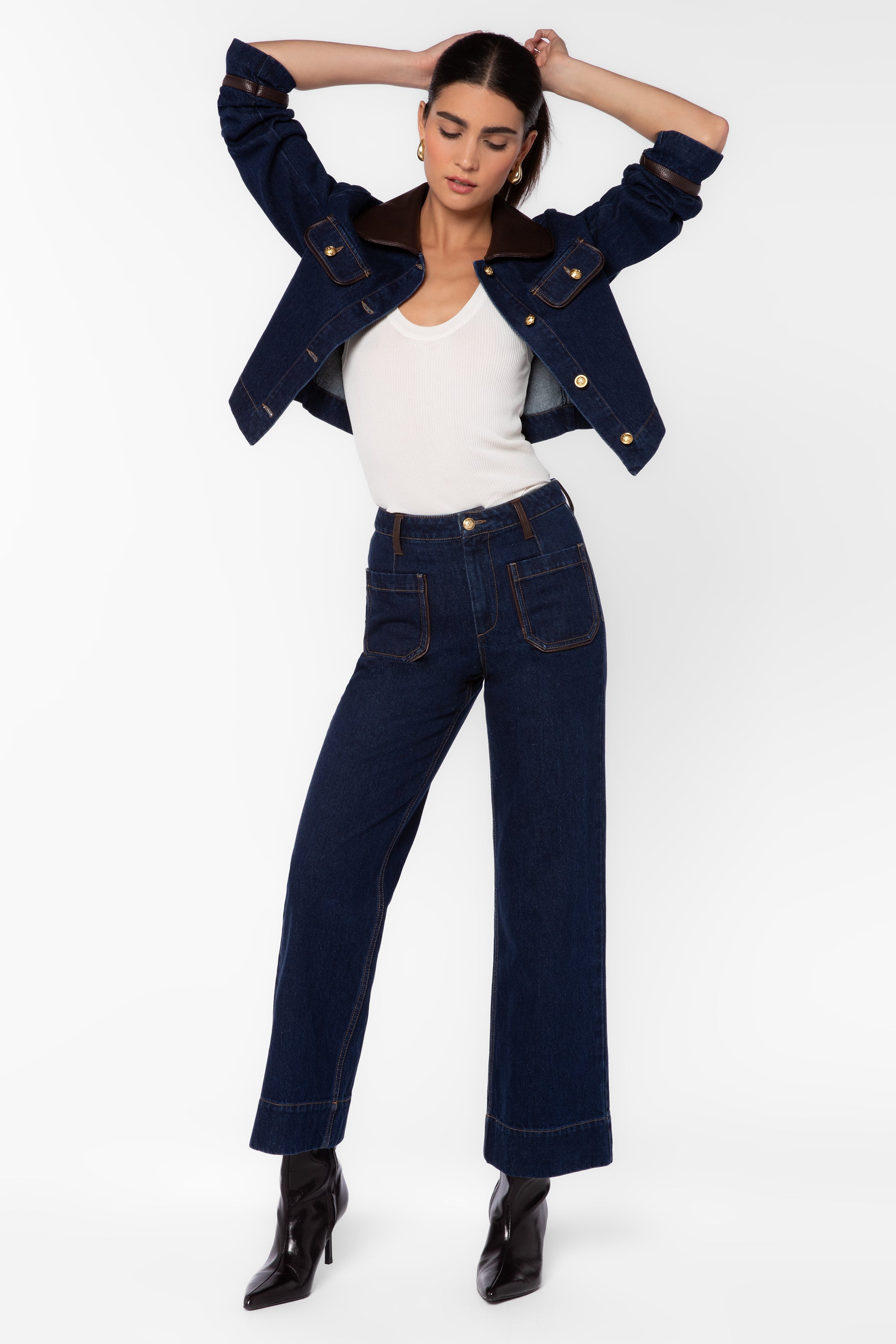 Gia Dark Blue Jeans